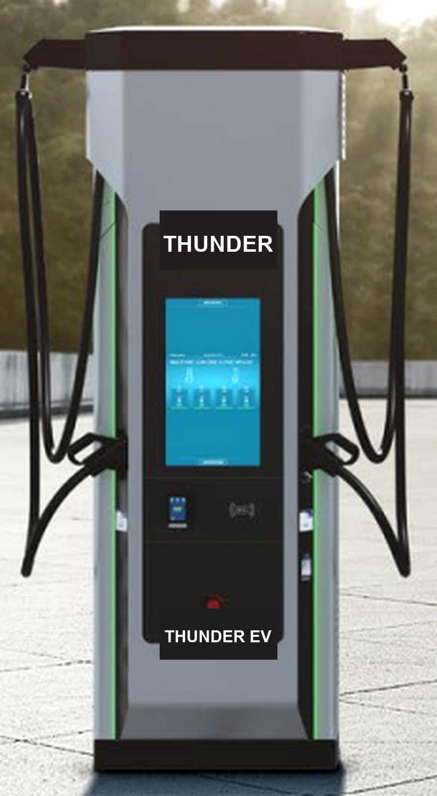 80 kW DC EV charger for retail and workplace charging — Thunder EV Charging Hub